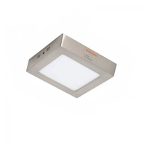 ▷ Comprar Plafón LED 8W Cuadrado Acero Inox - CCT - OSRAM CHIP DURIS E 2835