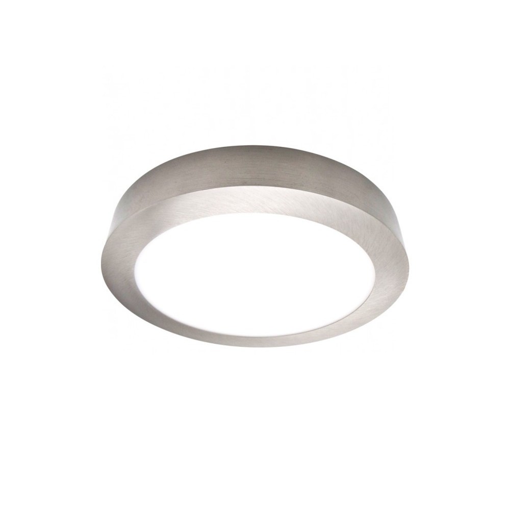 ▷ Comprar Plafón LED 15W Circular Acero Inox - CCT - OSRAM CHIP DURIS E 2835