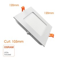 Comprar Placa Slim LED Cuadrada 8W - OSRAM CHIP DURIS E 2835