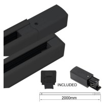 Comprar Carril TRIFASICO de 2 metros Negro