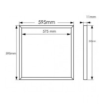 Comprar Panel Led 60x60 44w Marco Luminoso Blanco - Luz Seleccionable