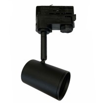 Foco Carril Trifásico NEGRO Lámpara GU10 - Mejor Precio Garantizado