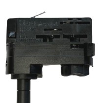 Foco Carril Trifásico NEGRO Lámpara GU10 - Mejor Precio Garantizado