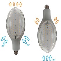 Lámpara LED 45W E27 Bombilla Alta Luminosidad, Resistencia y Potencia 360 Grados