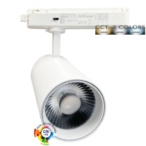 ✔️ Foco Carril Monofásico 40W NEW MAYA Blanco CRI92 - Luz Seleccionable