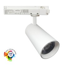 ✔️ Foco Carril Monofásico 40W NEW MAYA Blanco CRI92 - Luz Seleccionable