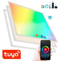 ✔️ Panel Led Smart WiFi RGBW 60x60 40W Regulable - Mando Control