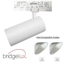 Foco LED 40W a 30W NEW MAYA Blanco Carril TRIFÁSICO Luz Seleccionable CCT