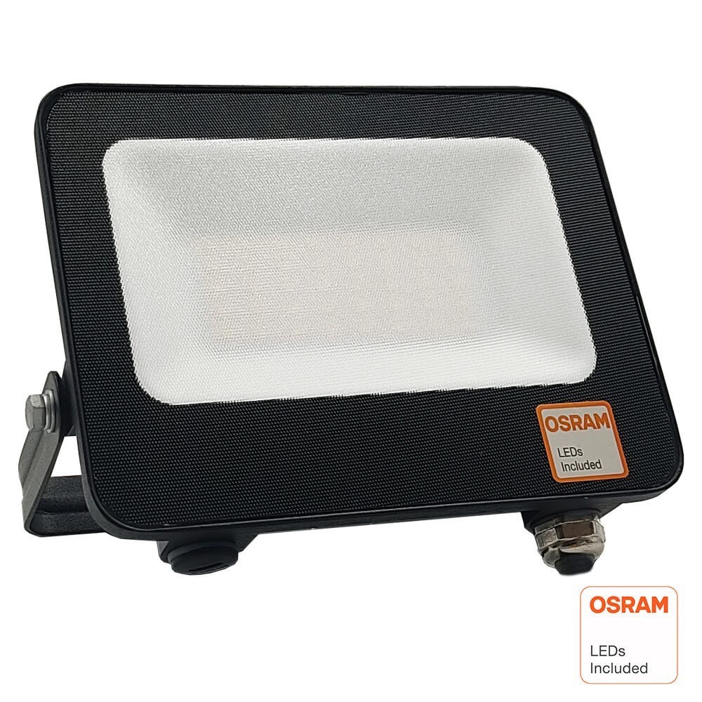 ▷ Foco Proyector Negro 30W 3300Lm Exterior IP65 OSRAM CHIP - ACTION PRO