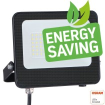 ▷ Foco Proyector Negro 50W 5500Lm Exterior IP65 OSRAM CHIP - ACTION PRO