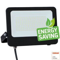 ▷ Foco Proyector Negro 100W 11000Lm Exterior IP65 OSRAM CHIP - ACTION PRO