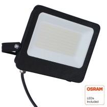 ▷ Foco Proyector Negro 100W 11000Lm Exterior IP65 OSRAM CHIP - ACTION PRO