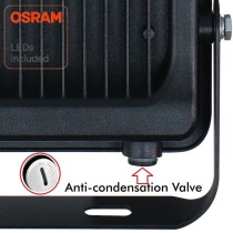 ▷ Foco Proyector Negro 200W 22000Lm Exterior IP65 OSRAM CHIP - ACTION PRO