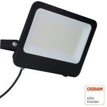 ▷ Foco Proyector Negro 200W 22000Lm Exterior IP65 OSRAM CHIP - ACTION PRO