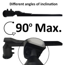 ▷ Farola Led 100W Negra AREA FLEX Orientable OSRAM Chip - Exterior IP65