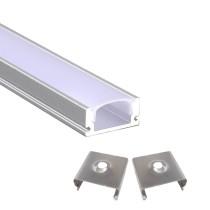 Comprar Perfil Aluminio 2 metros en superficie - U - para Tiras de LED