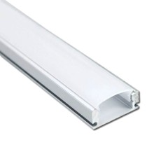 Comprar Perfil Aluminio 2 metros en superficie - U - para Tiras de LED