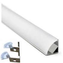 Comprar Perfil Aluminio 2 metros Angular 90º - L - para Tiras de LED