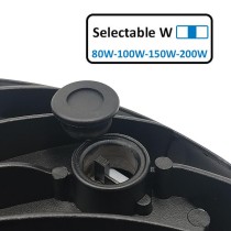 ▷ Campana Industrial LED UFO Multivatio 80W a 200W CHIP LUMILEDS - ERMES