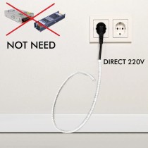 ▷ Tira LED Exterior Regulable 220V 20M 14W/M - IP67 Sumergible