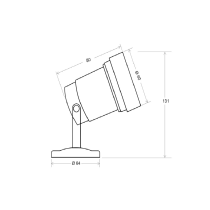 ▷ Comprar Foco Exterior Jardín LED para GU10 - Versátil Pared o Suelo