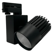 ▷ Comprar Foco Carril Trifásico Negro 40W GRAZ | Luz 3CCT CRI+92
