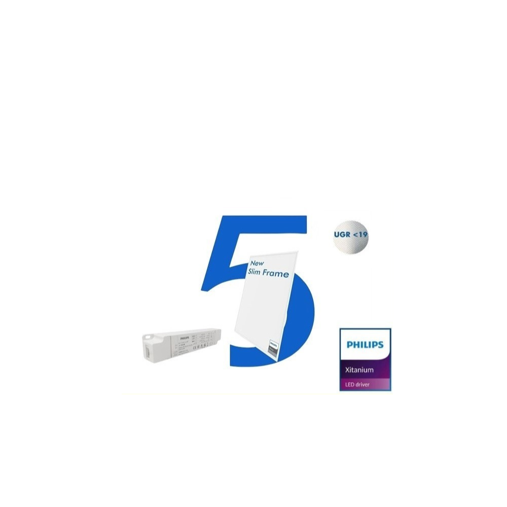 PANEL LED 60X60 UGR19 REGULABLE 1-10V PHILIPS XITANIUM