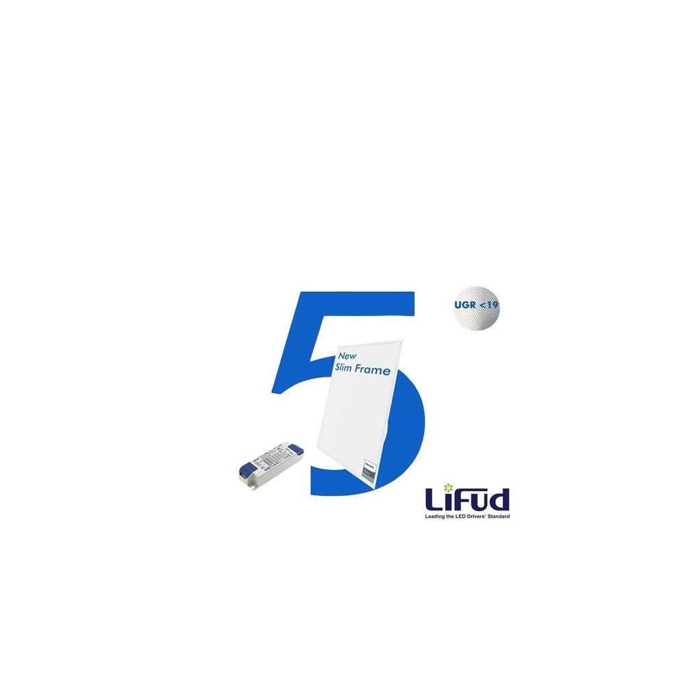 PANEL LED 60X60 UGR19 REGULABLE DALI DRIVER LIFUD Microprisma