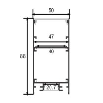 Comprar Perfil de Aluminio INFINITY PRO - 2 Metros