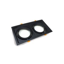 Comprar Marco NEGRO doble orientable para AR111