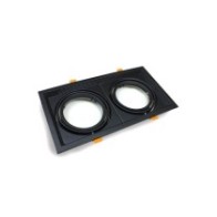 Comprar Marco NEGRO doble orientable para AR111