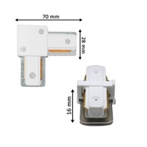 Comprar Conector tipo L para Carril Monofásico REFORZADO