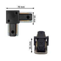 Comprar Conector tipo L para Carril Monofásico REFORZADO