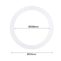 Comprar Aro Blanco Supletorio cubre hueco para Downlight 25,5cm