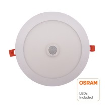 Placa LED Circular 24W - 22W- 20W -18W con Detector de Movimiento - 2700K+CCT - OSRAM CHIP
