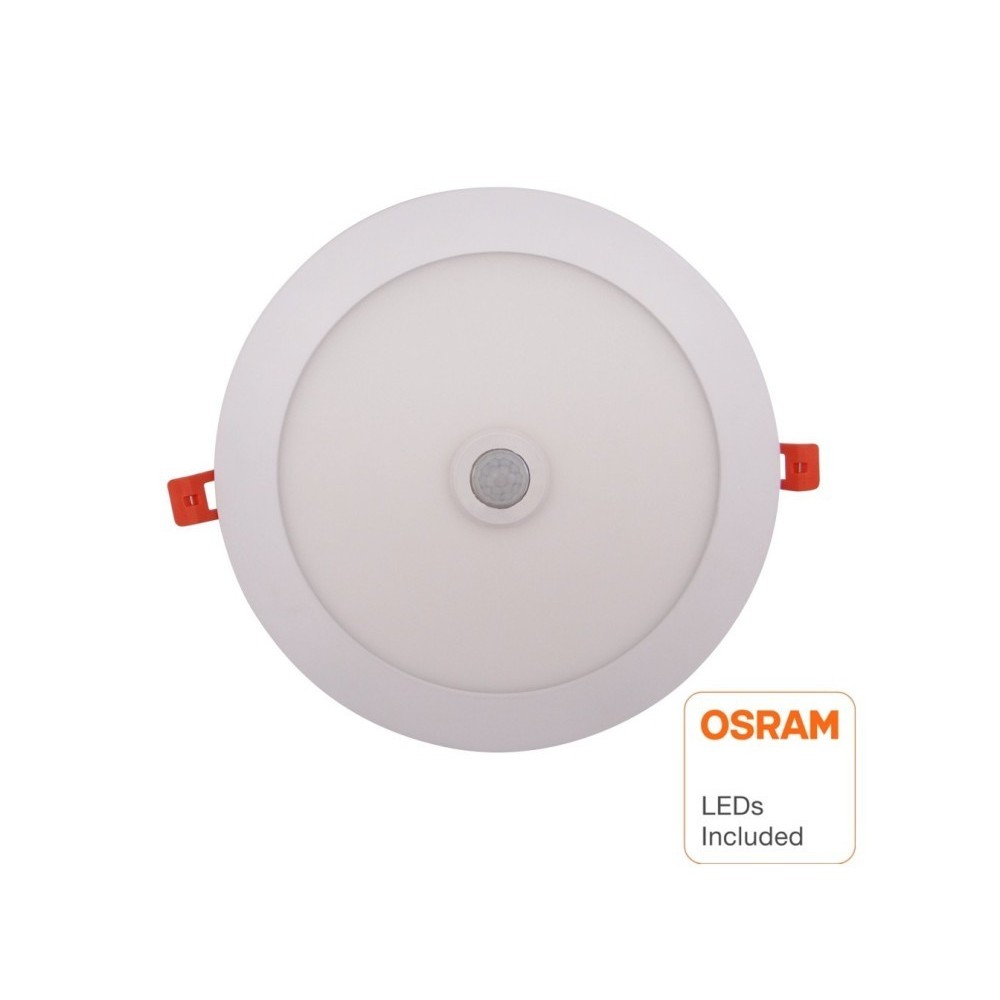 Placa LED Circular 24W - 22W- 20W -18W con Detector de Movimiento - 2700K+CCT - OSRAM CHIP