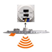 Placa LED Circular 24W - 22W- 20W -18W con Detector de Movimiento - 2700K+CCT - OSRAM CHIP
