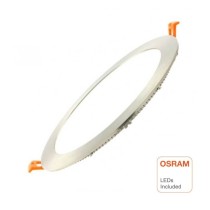 ▷ Comprar Placa LED Slim Circular 20W Acero Inox - CCT - OSRAM CHIP DURIS E 2835