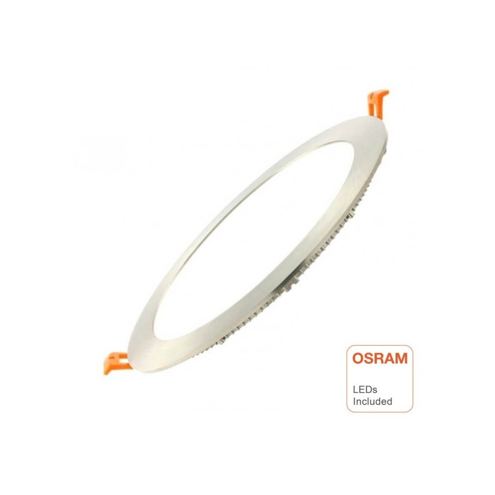 ▷ Comprar Placa LED Slim Circular 20W Acero Inox - CCT - OSRAM CHIP DURIS E 2835