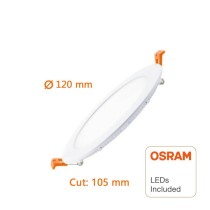Comprar Plafón LED Superficie Circular 8W - OSRAM CHIP DURIS E 2835