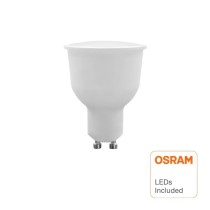 Dicroica LED 10W 100° GU10 -1200Lm- OSRAM CHIP DURIS E 2835 IBERICA DE ILUMINACION