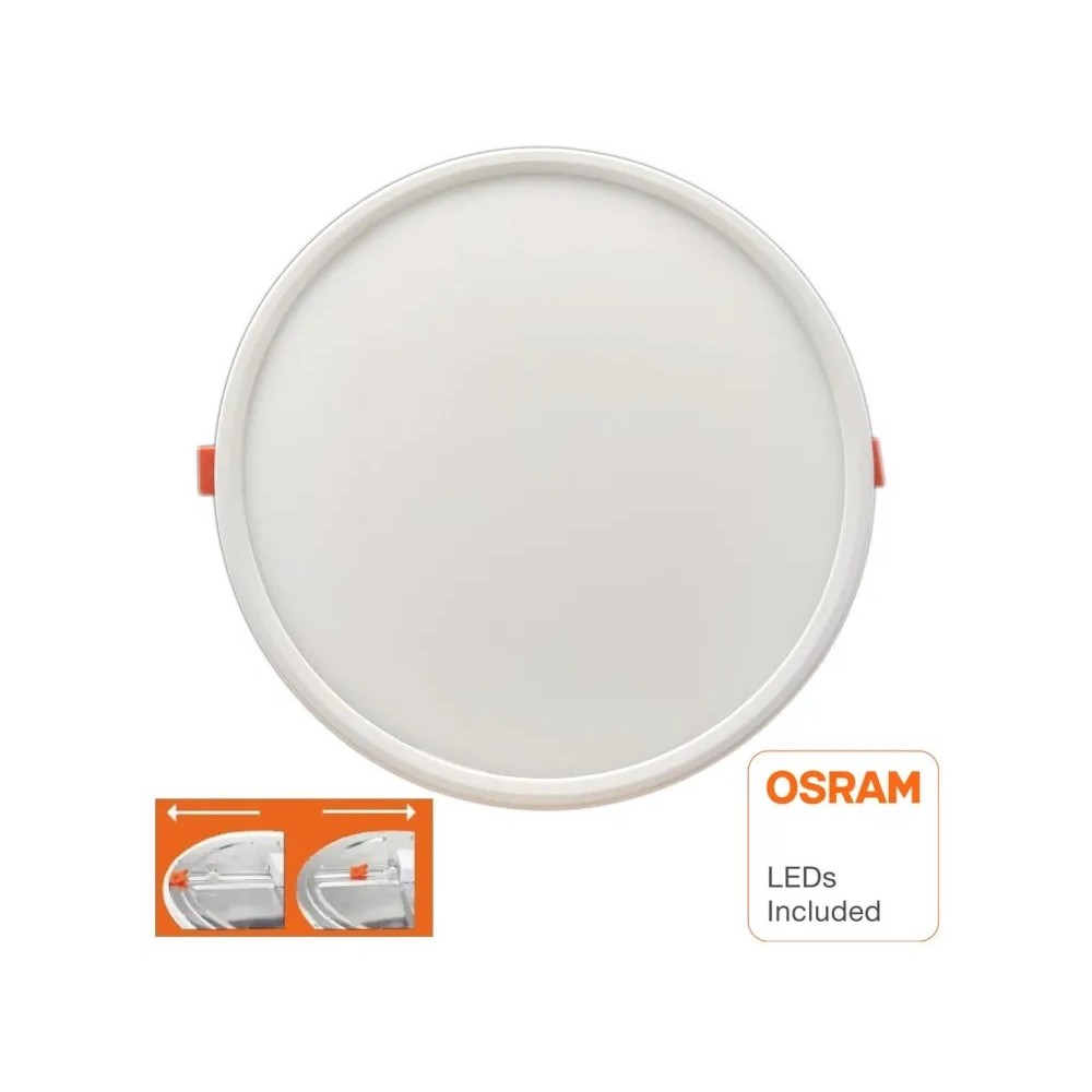 Comprar Placa Slim LED Circular Downlight 20W AJUSTABLE - OSRAM CHIP DURIS E 2835