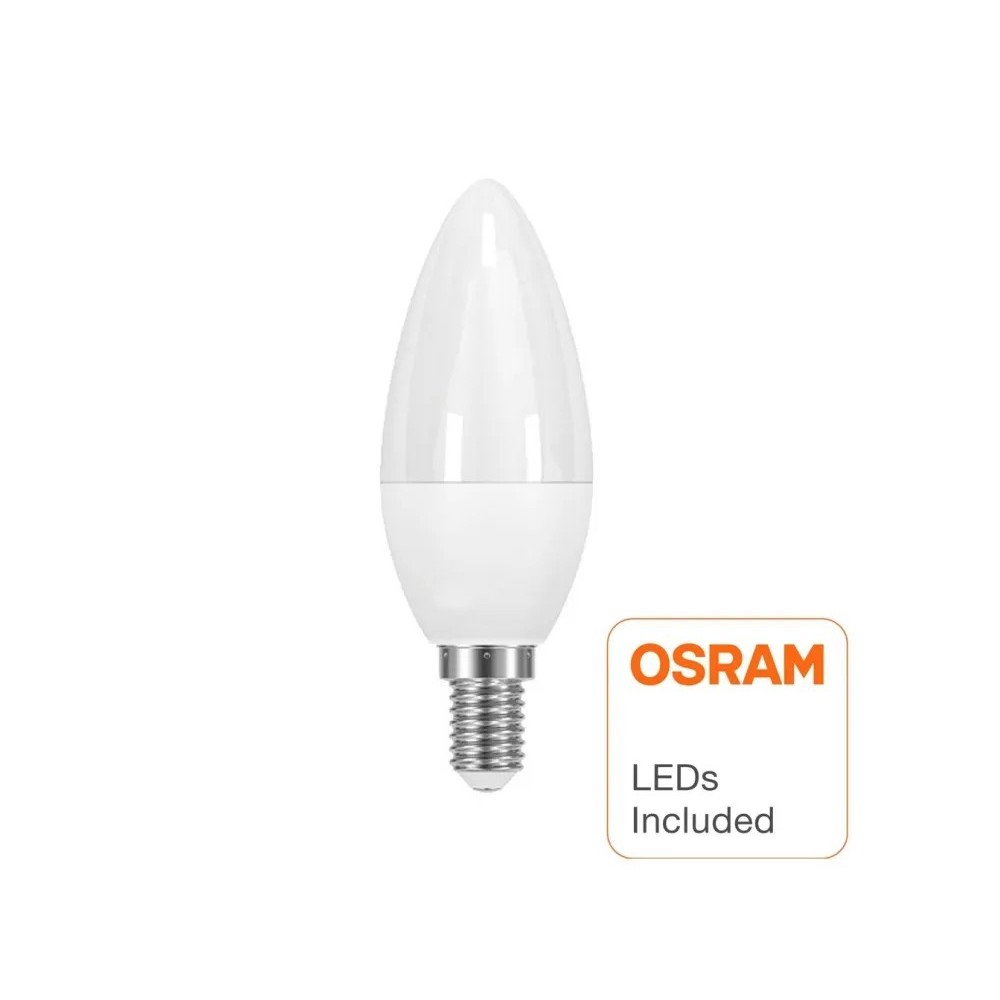 Comprar Bombilla LED Vela 6W E14 C37 180º - OSRAM Chip DURIS E 2835
