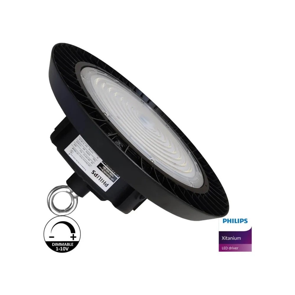 Campana LED 150W -170Lm/W- UFO NEW ITALY PHILIPS XITANIUM - 1-10V DIM
