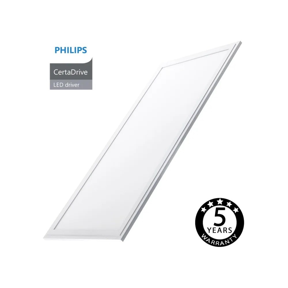 Panel LED 120x60 - 80W - SMD4014 - Philips CertaDrive - 5 Años Garantía