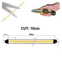 RESERVA ENERO 50 METROS Tira LED COB 220V | 10W/M | 240 LED/M |1200Lm/M| FLIP CHIP | 50m | IP65 | Corte 10cm