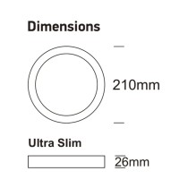 Comprar Plafón LED Circular 24W UGR19 GXtronic | 4CCT | Ultra delgado