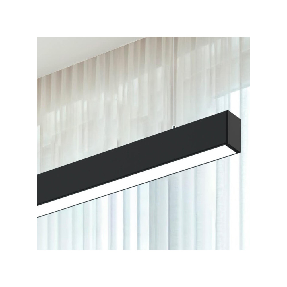 Lámpara Lineal Colgante LED 50W - Interconexión Lineal - 3CCT - 150cm