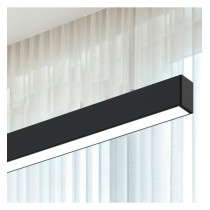 Lámpara Lineal Colgante LED 40W - Interconexión Lineal - 3CCT - 120cm