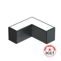 Conector LED Angular 9W - Interconexión Lineal - 3CCT - 90º